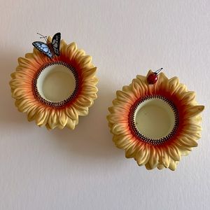 PartyLite light holders. Pair of 2.